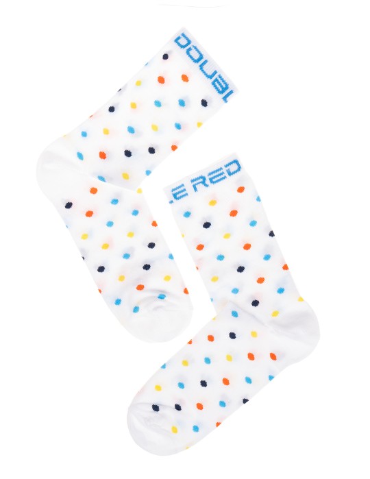 DOUBLE FUN Socks Colorful Dots