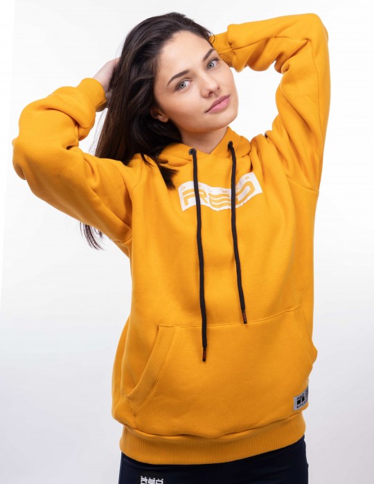 UNISEX OUTSTANDING FCK COVID LIMITED EDITION Hoodie Yellow