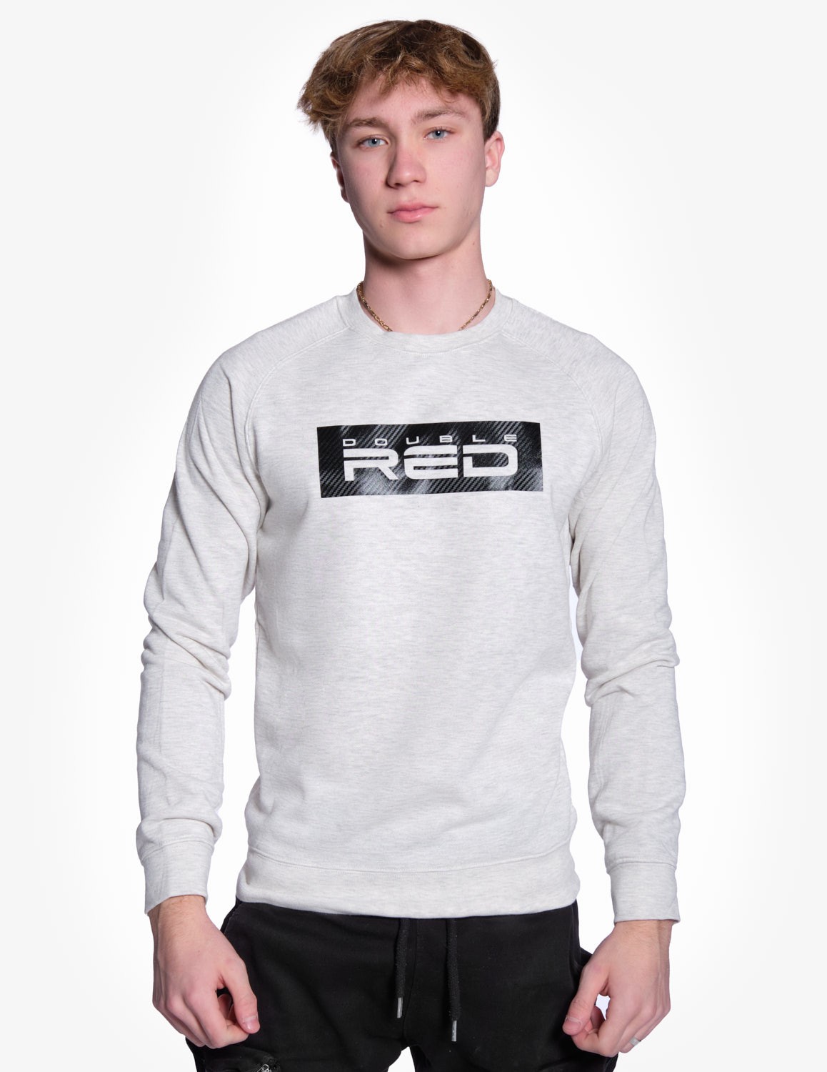 Sweatshirt BASIC Mesh Grey