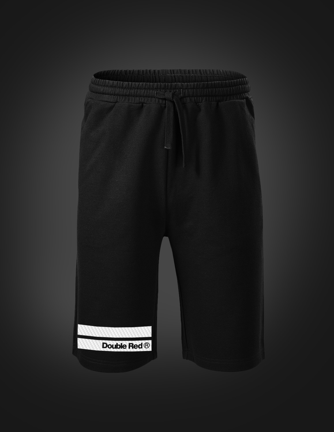 TRADEMARK™ STRIPES Shorts Black