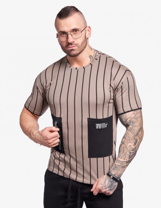 T-Shirt BROOKLYN Stripes BW Edition