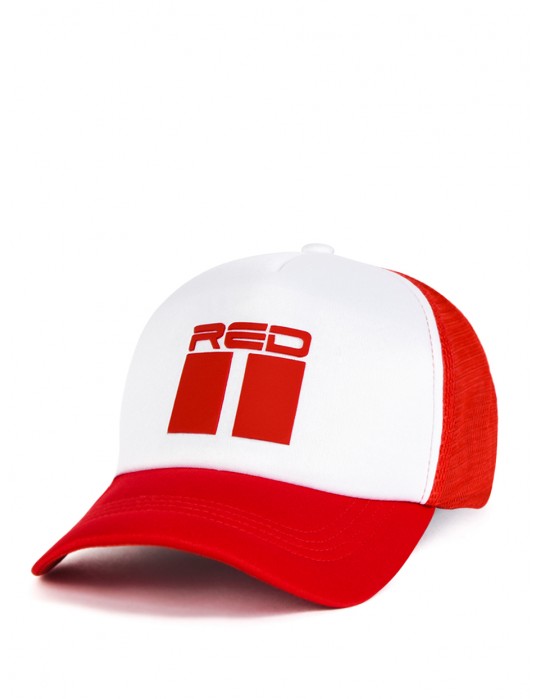 DOUBLE RED 3D red/white Cap