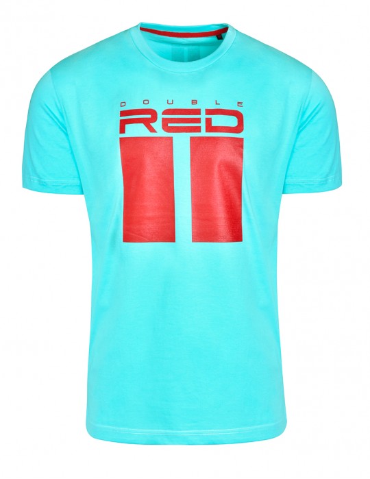 T-shirt ALL LOGO Turquoise