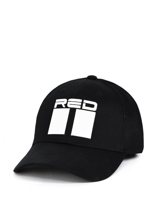 DOUBLE RED Airtech Mesh 3D Logo Cap Black
