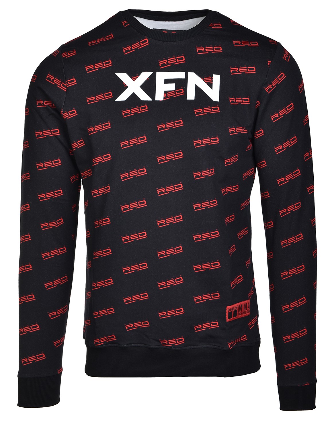 Sweatshirt XFN Fighters Club/DOUBLE RED Full Logo Black