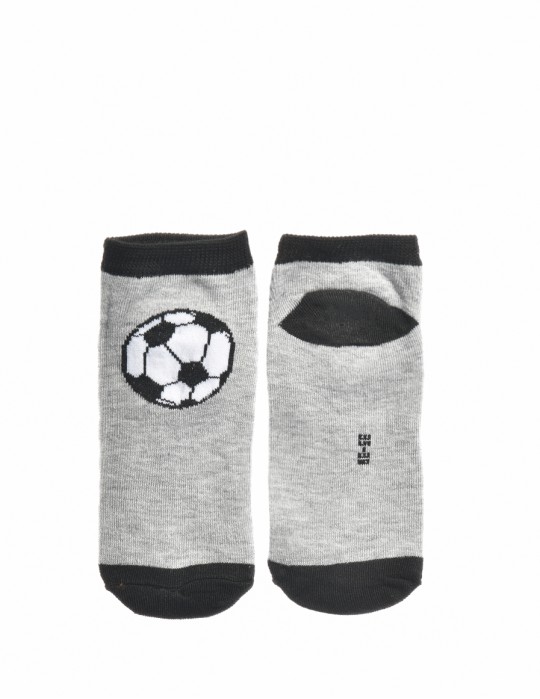 KID Fun Socks Foot-ball Grey